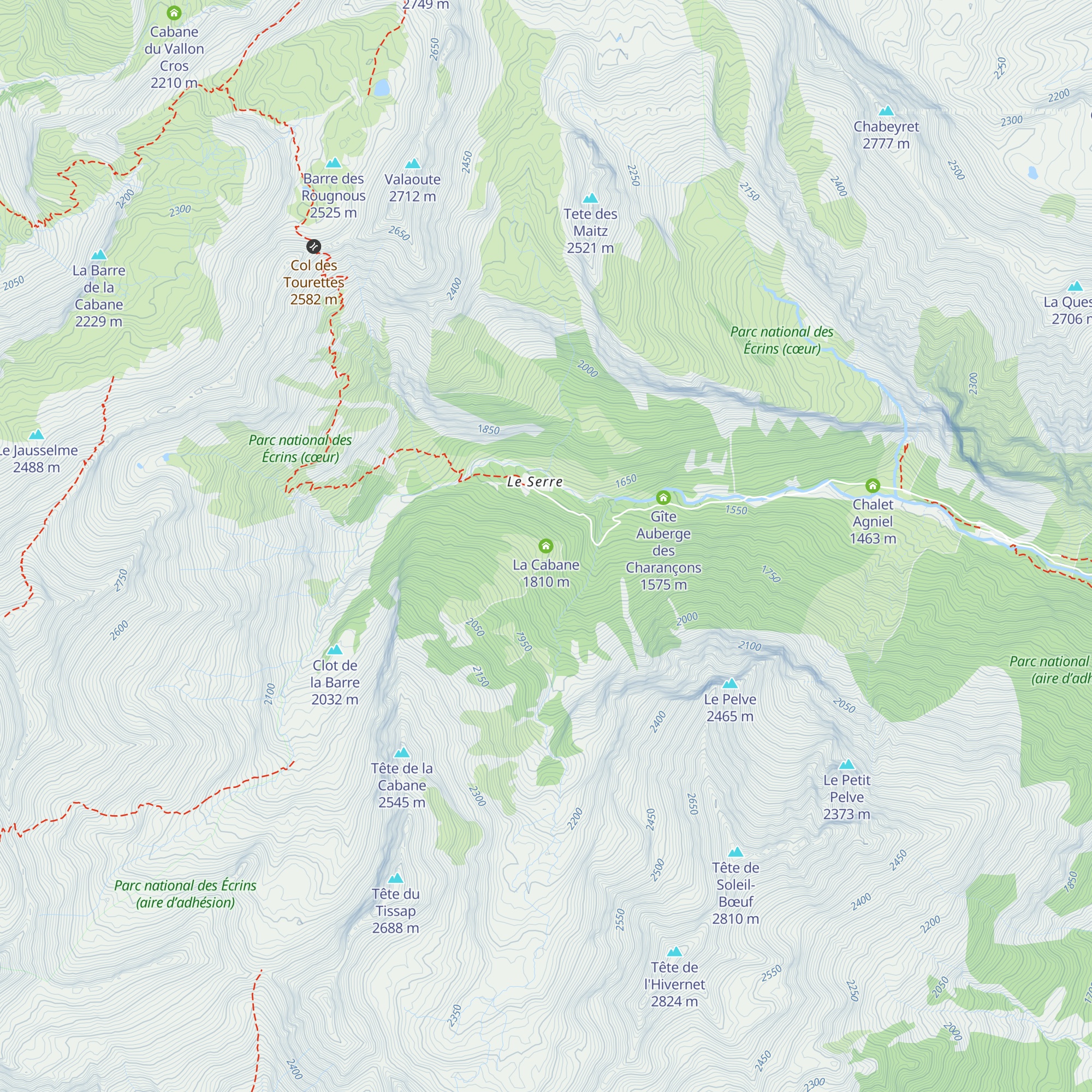 La Cabane map