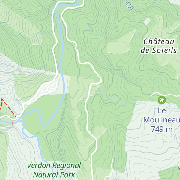 Map of Le Moulin de Soleils