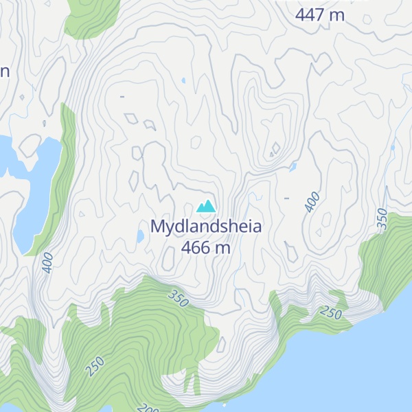 Map of Mydlandsheia