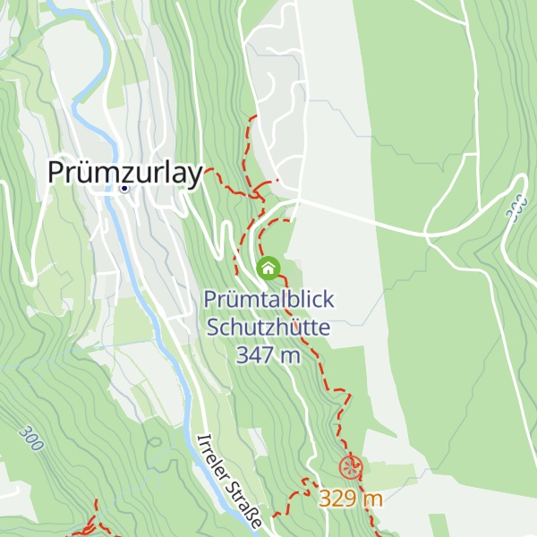 Map of Prümtalblick Schutzhütte