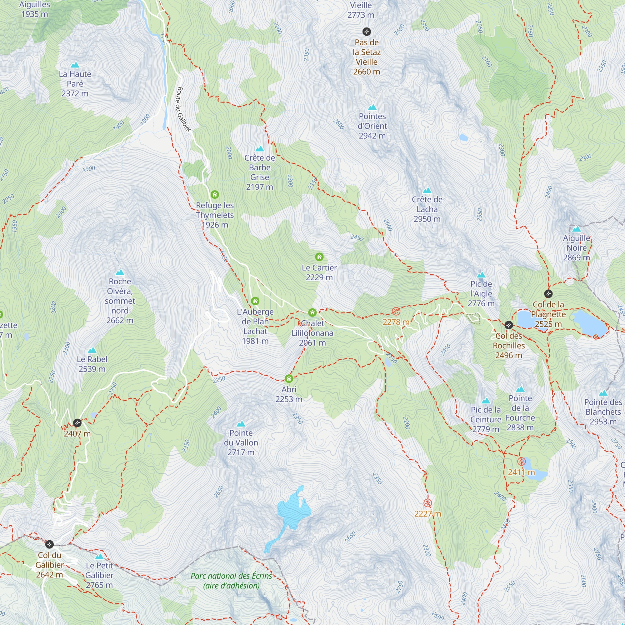 Chalet Lililolonana map