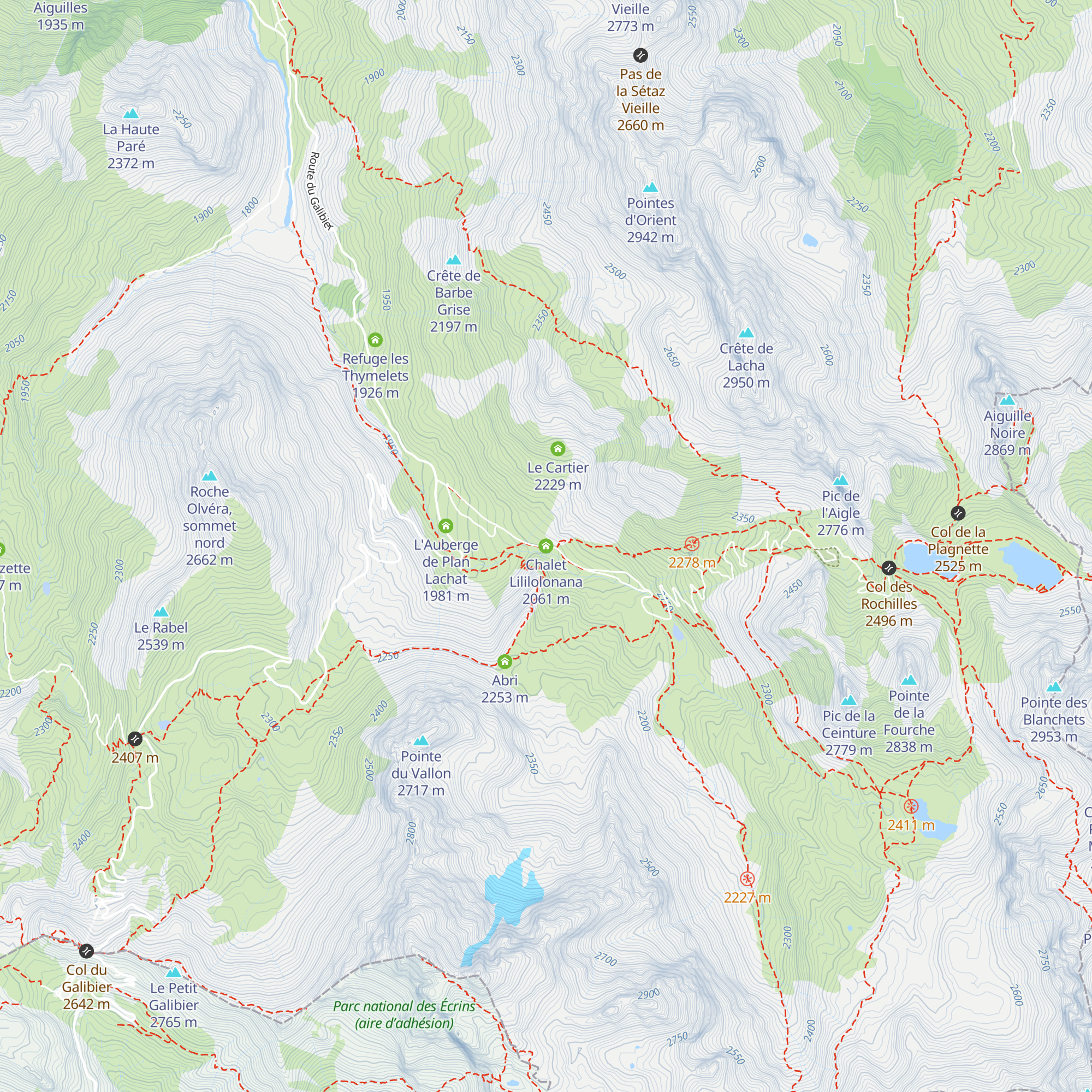 Chalet Lililolonana map