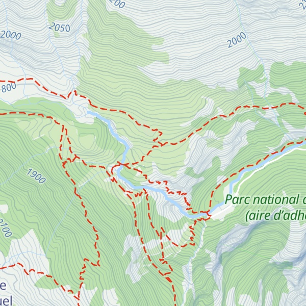 Map of Refuge de l'Oncle Emile