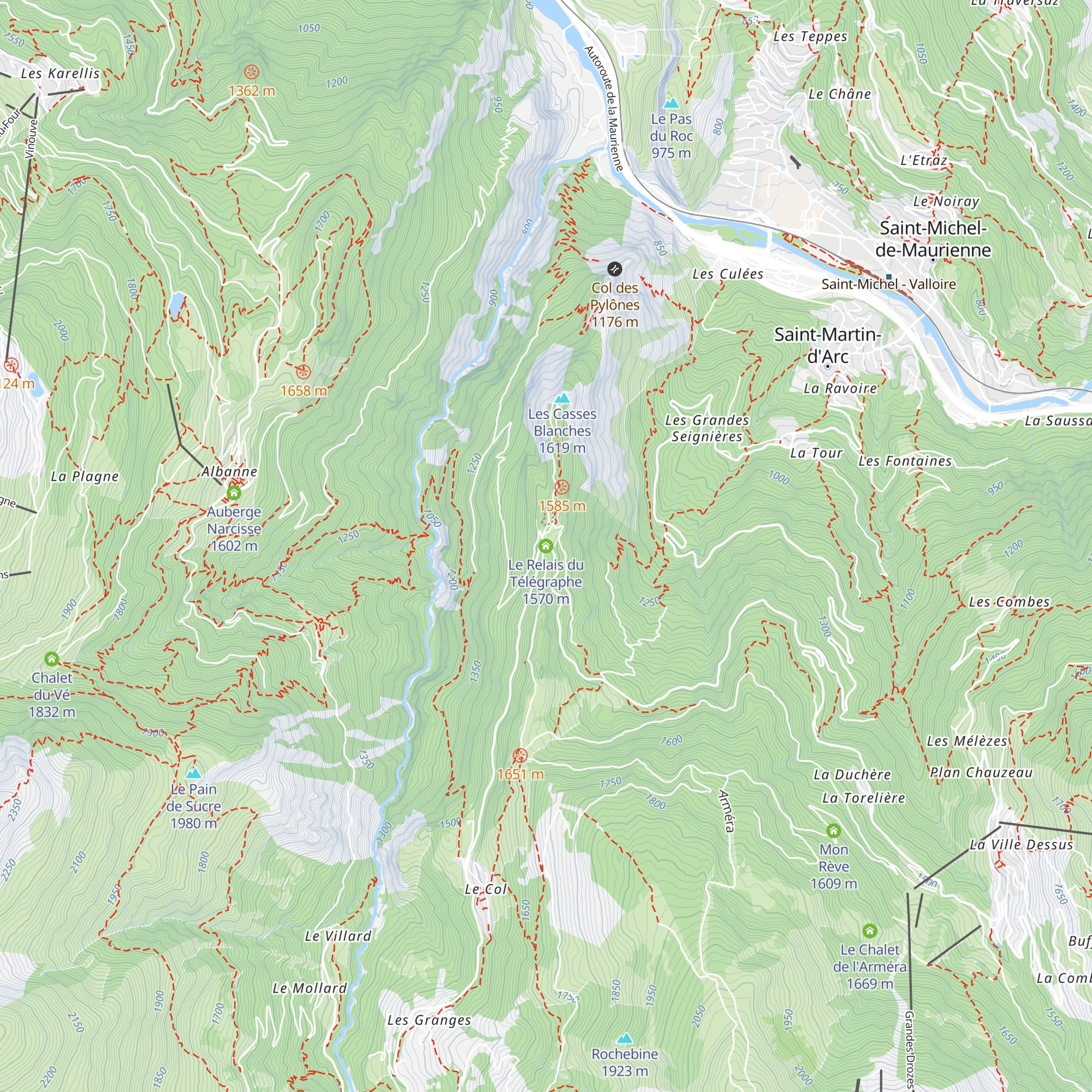 Le Relais du Télégraphe map