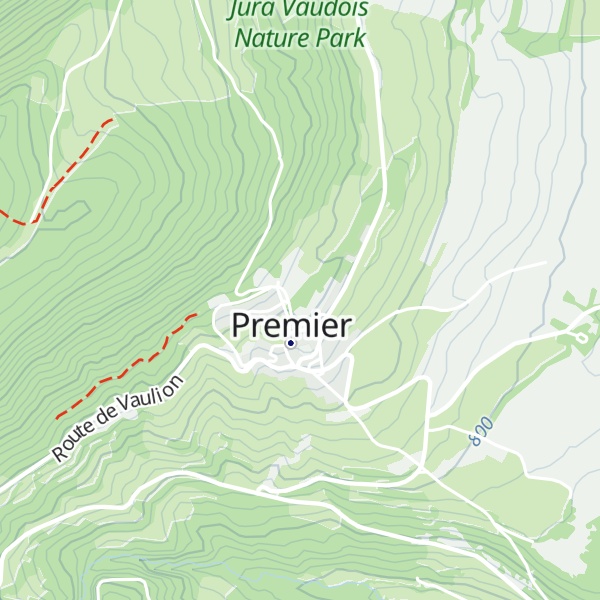 Map of Crêt des Bordes