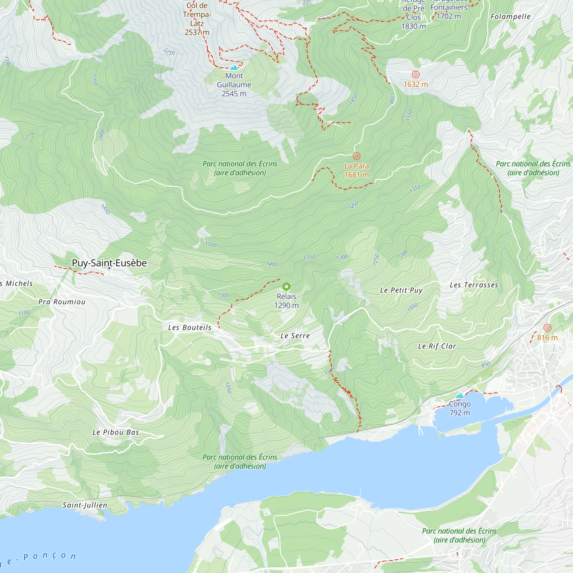 Relais map