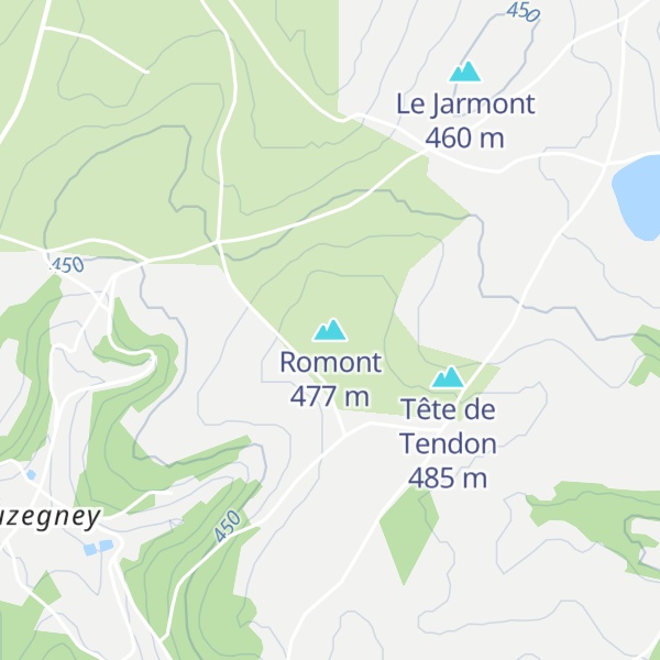 Map of Romont