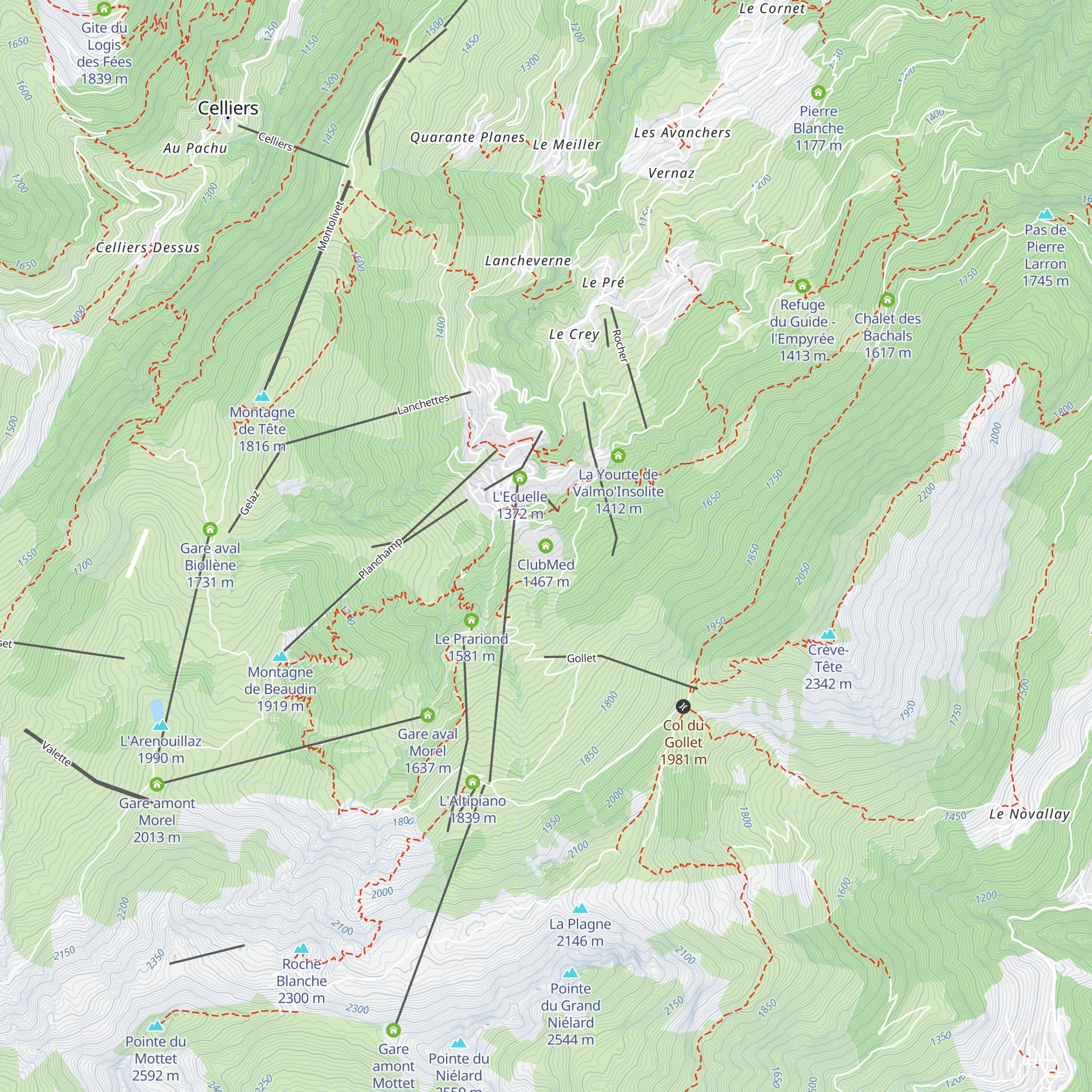 ClubMed map
