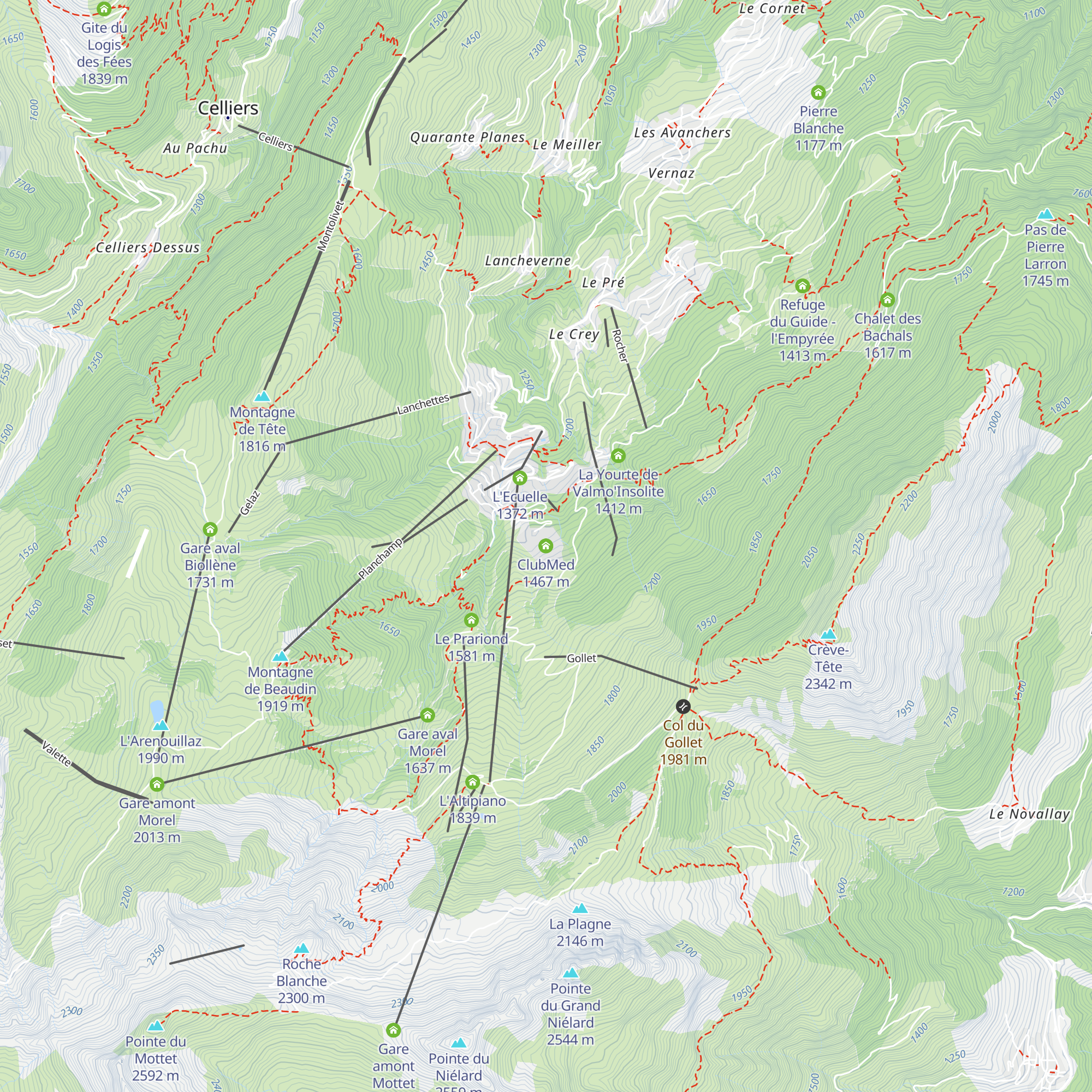 ClubMed map