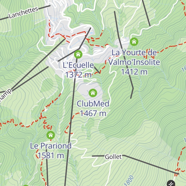 Map of ClubMed