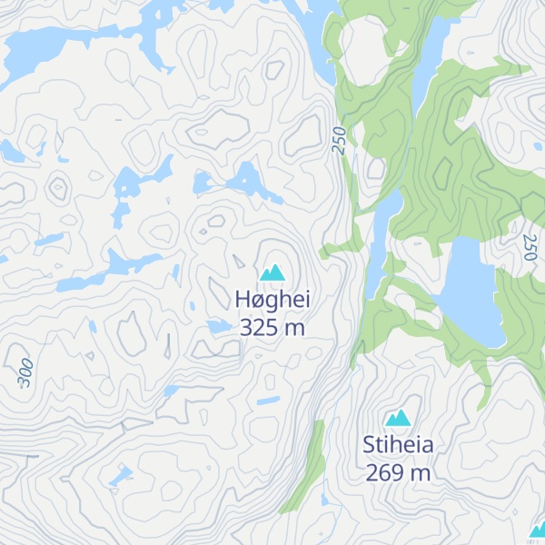 Map of Høghei