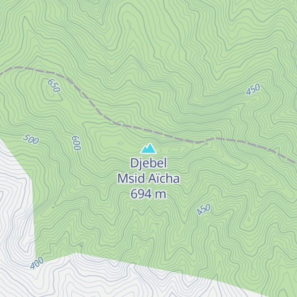 Map of Djebel Msid Aïcha