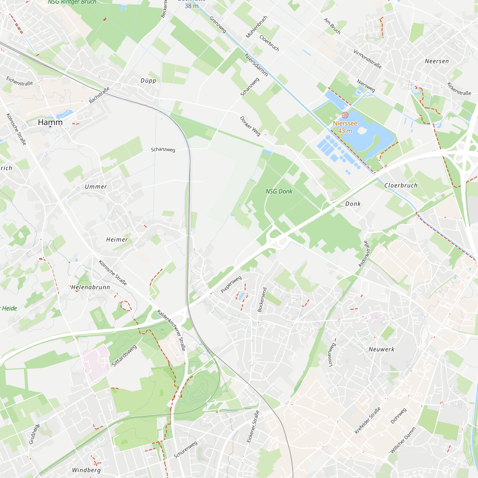 Am Hütten Dyk map