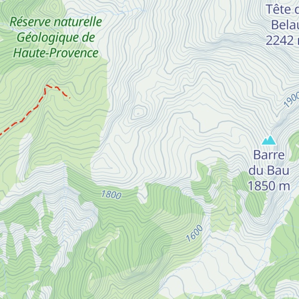 Map of Cabane de la Val Pousane