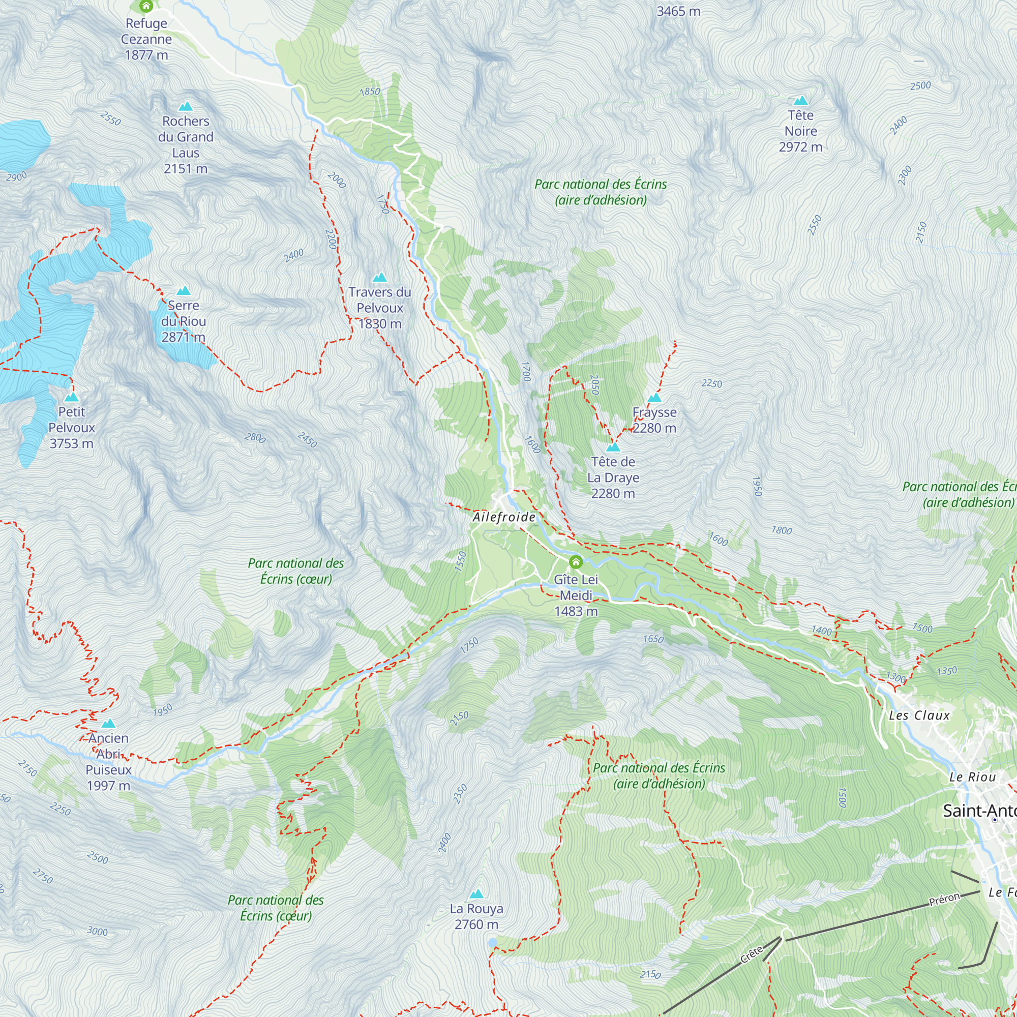 Maison de la montagne map