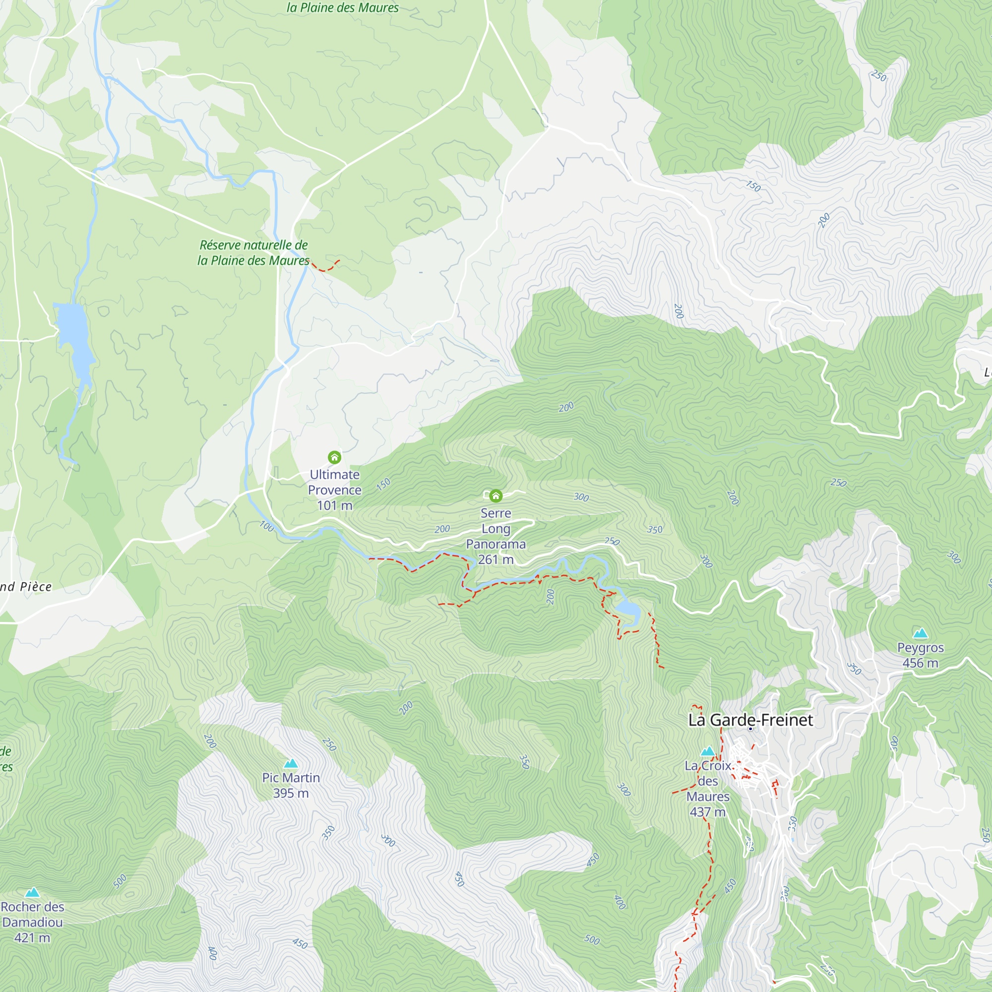 Serre Long Panorama map
