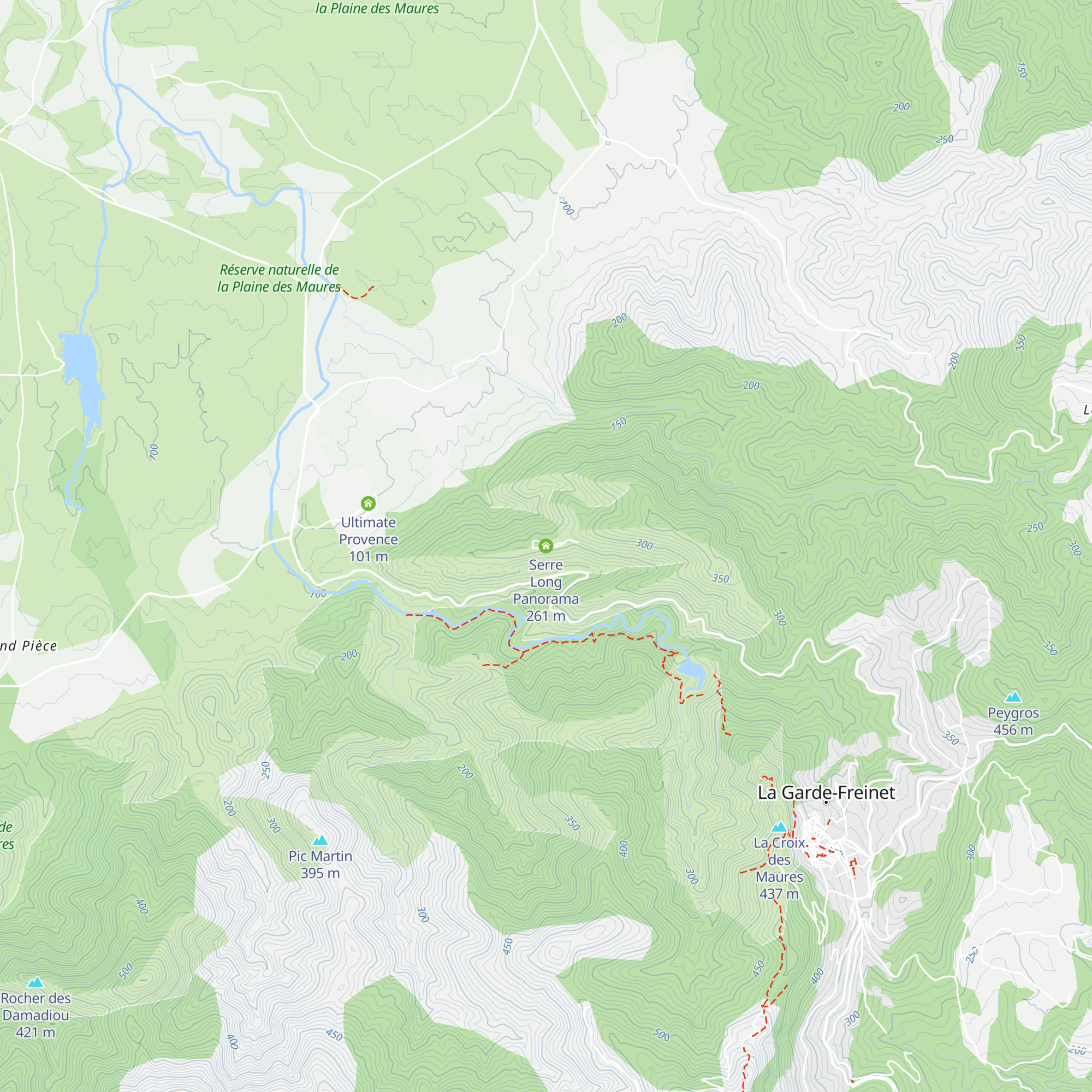 Serre Long Panorama map