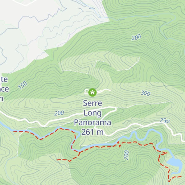 Map of Serre Long Panorama