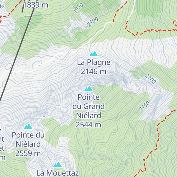 Map of Pointe du Grand Niélard