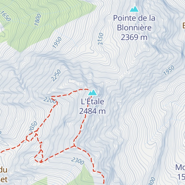 Map of L'Étale