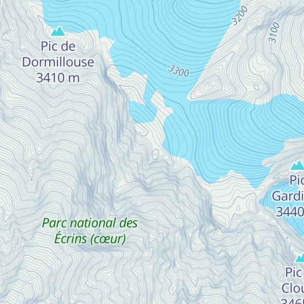 Map of Pointe des Arcas