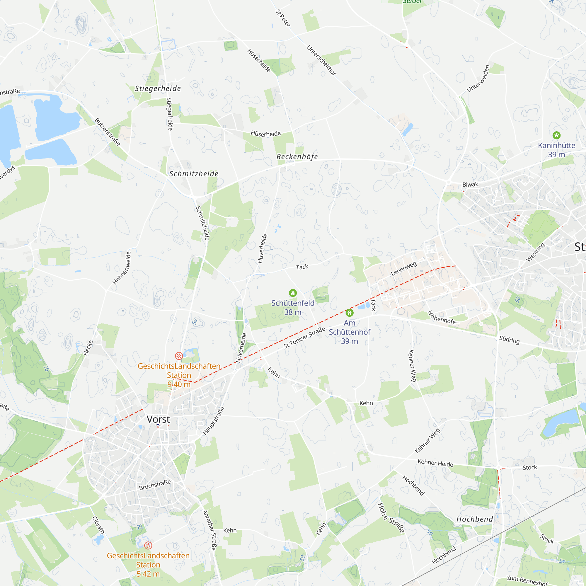 Schüttenfeld map