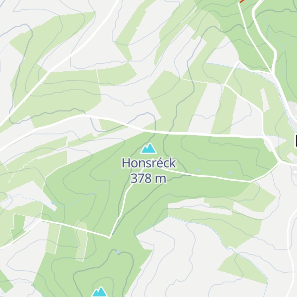 Map of Honsréck