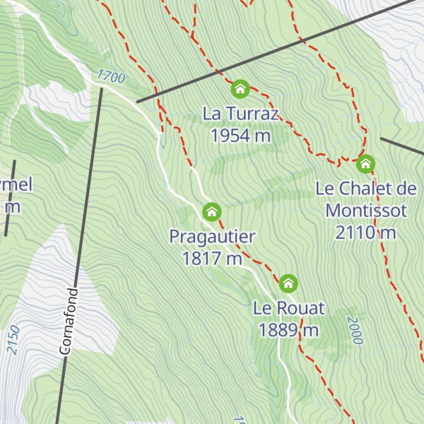 Map of Pragautier