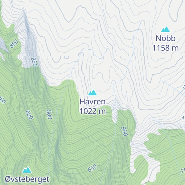 Map of Havren
