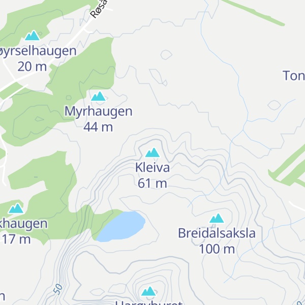 Map of Kleiva