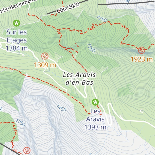 Map of Les 4 vents