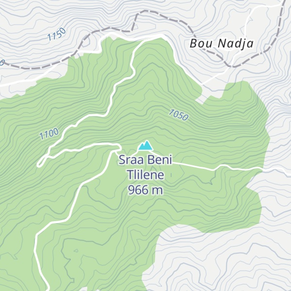 Map of Sraa Beni Tlilene