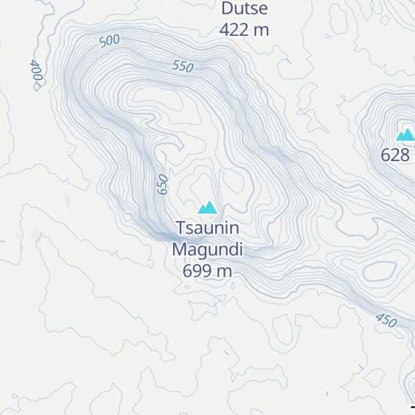Map of Tsaunin Magundi