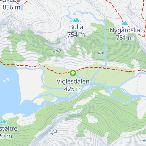 Map of Viglesdalen