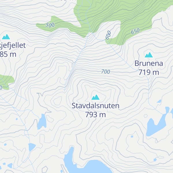 Map of Stavdalsnut