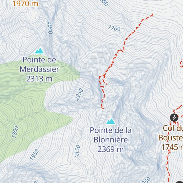 Map of Dent du Châtelet