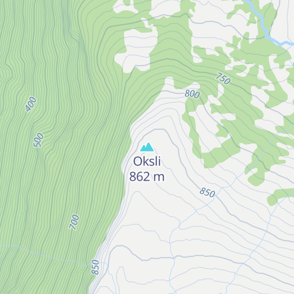 Map of Oksli
