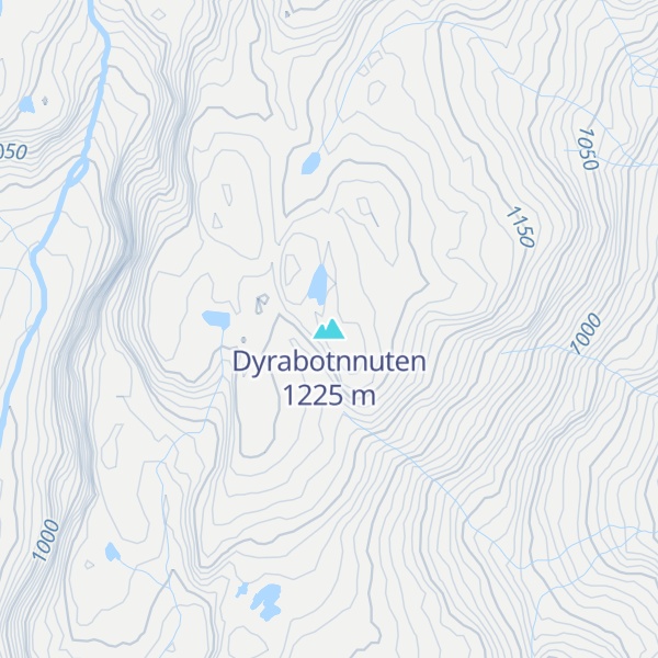 Map of Dyrabotnnuten