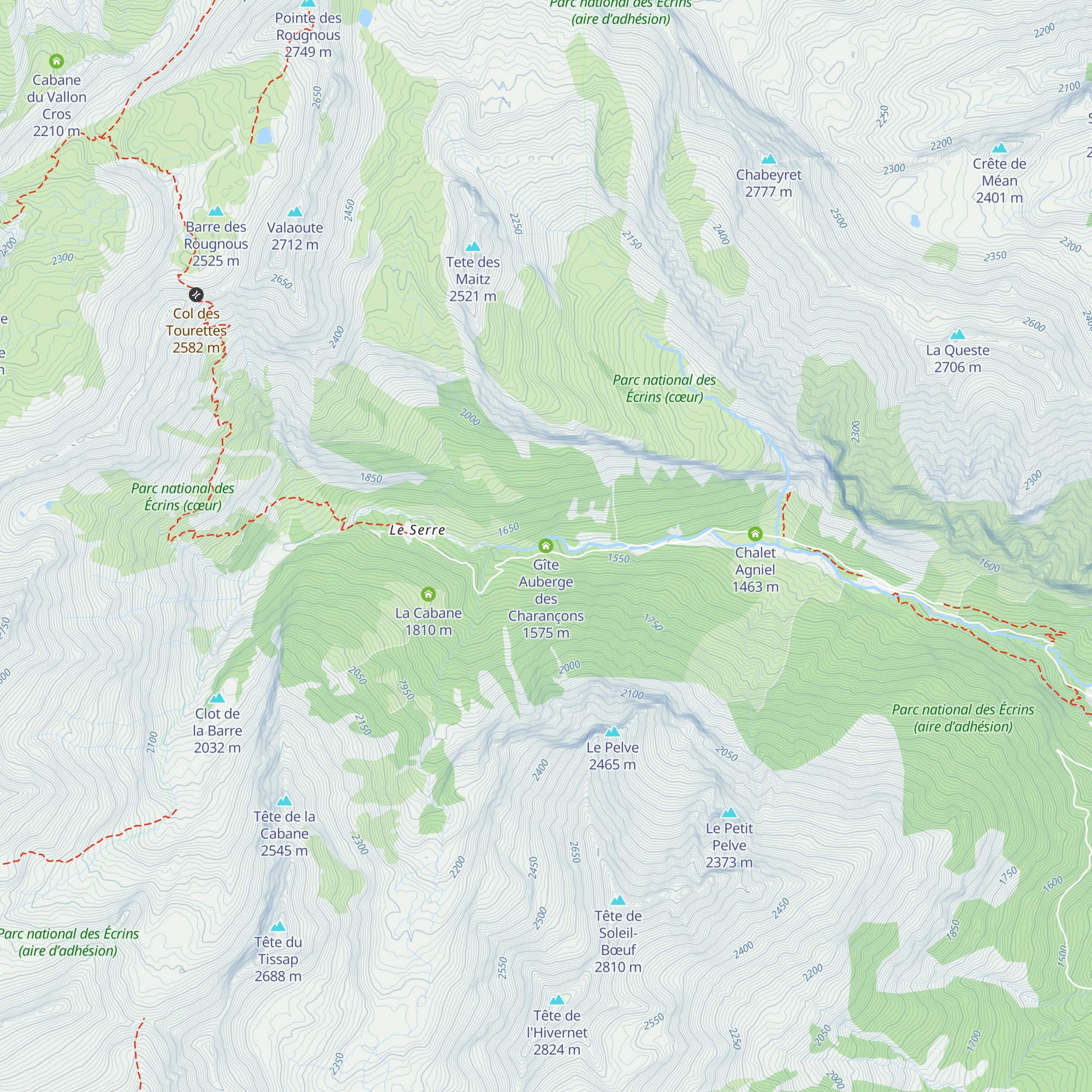 Gîte Auberge des Charançons map