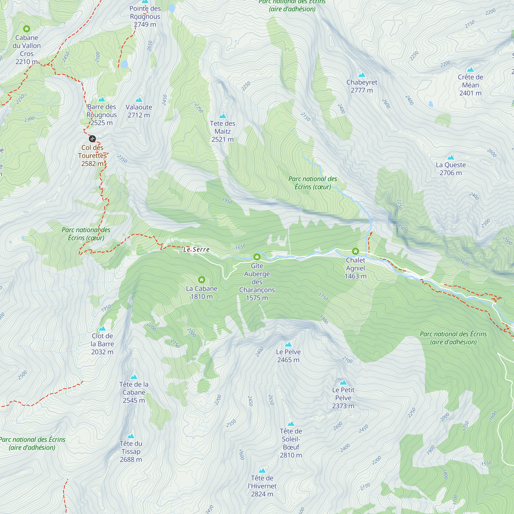 Gîte Auberge des Charançons map