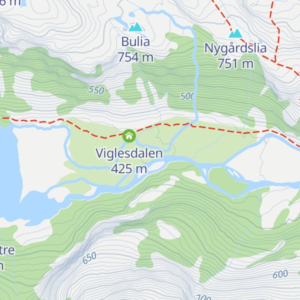 Map of Viglesdalen ny