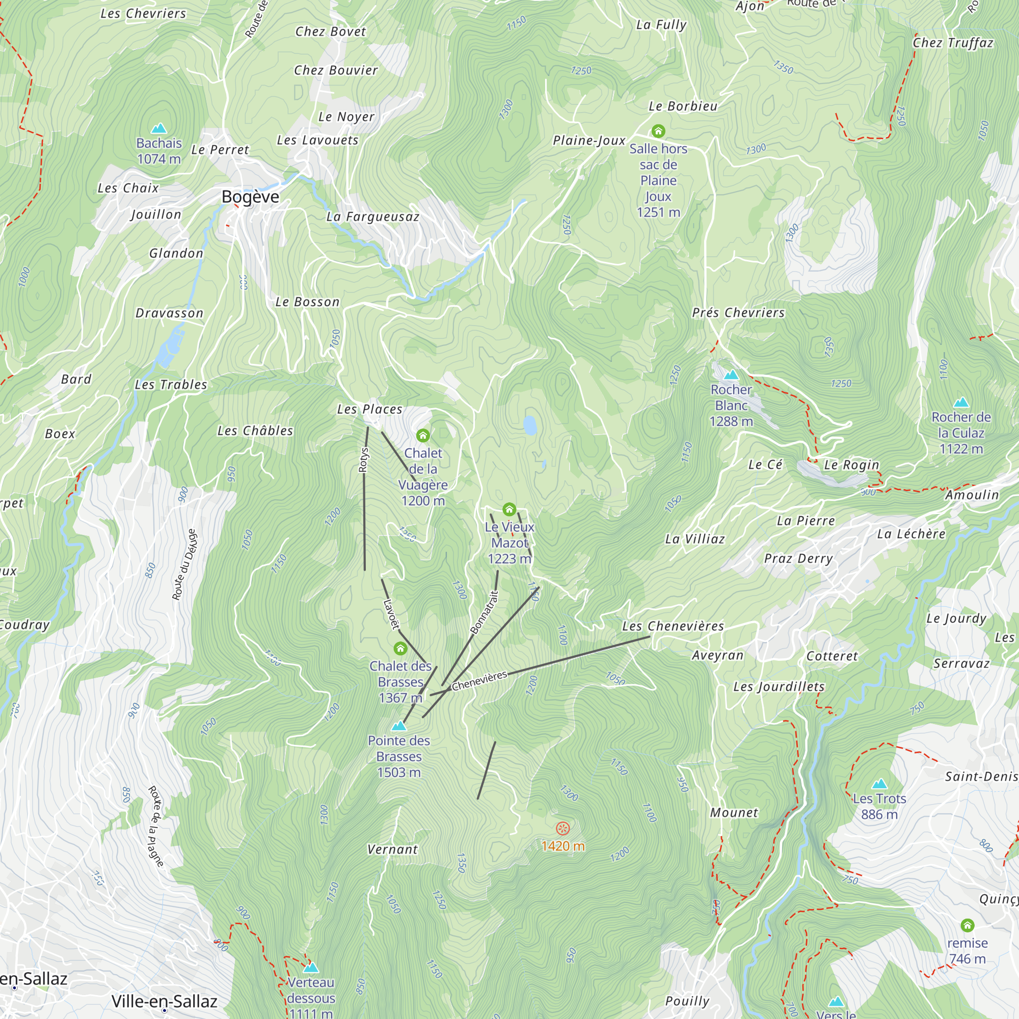 Le Vieux Mazot map