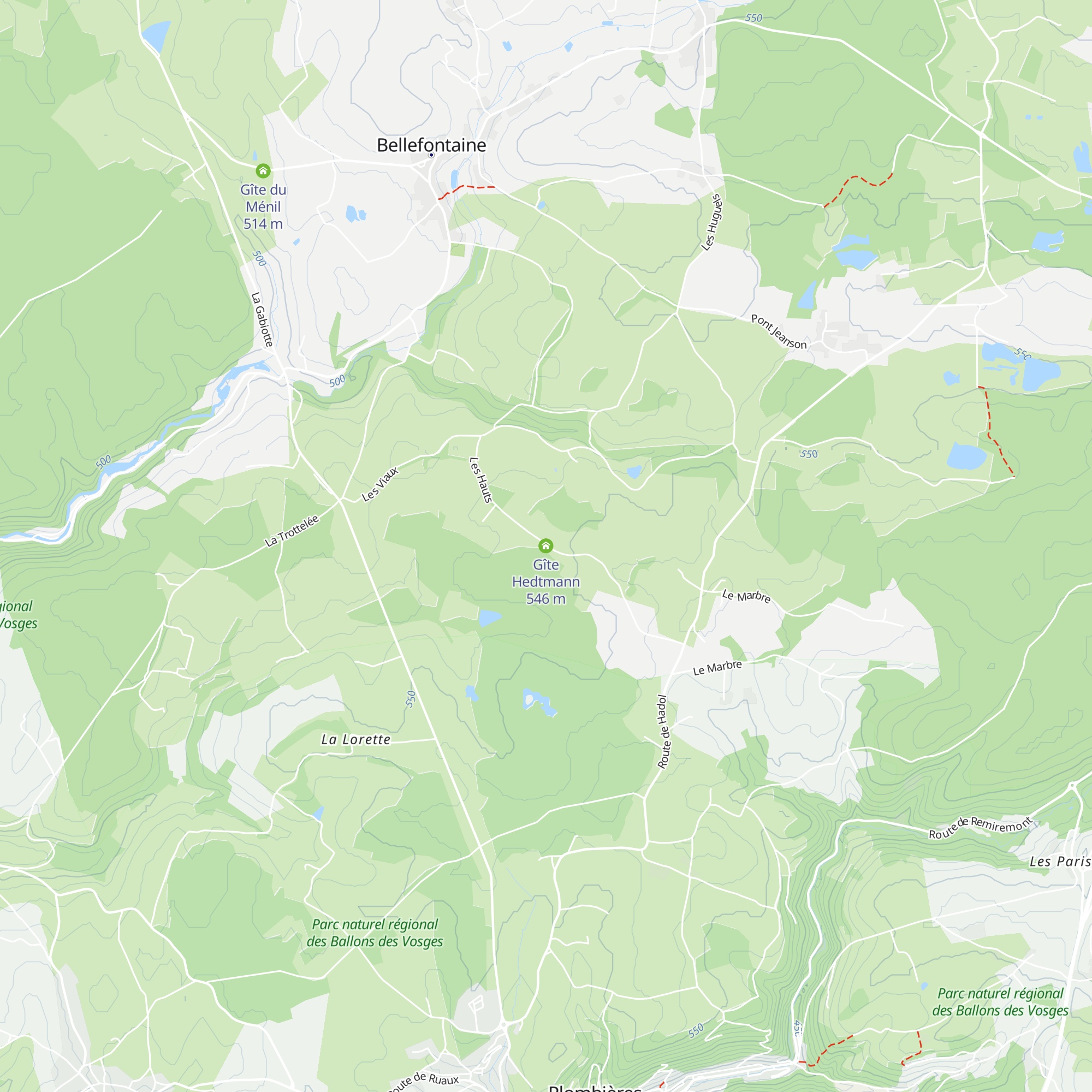 Gîte Hedtmann map