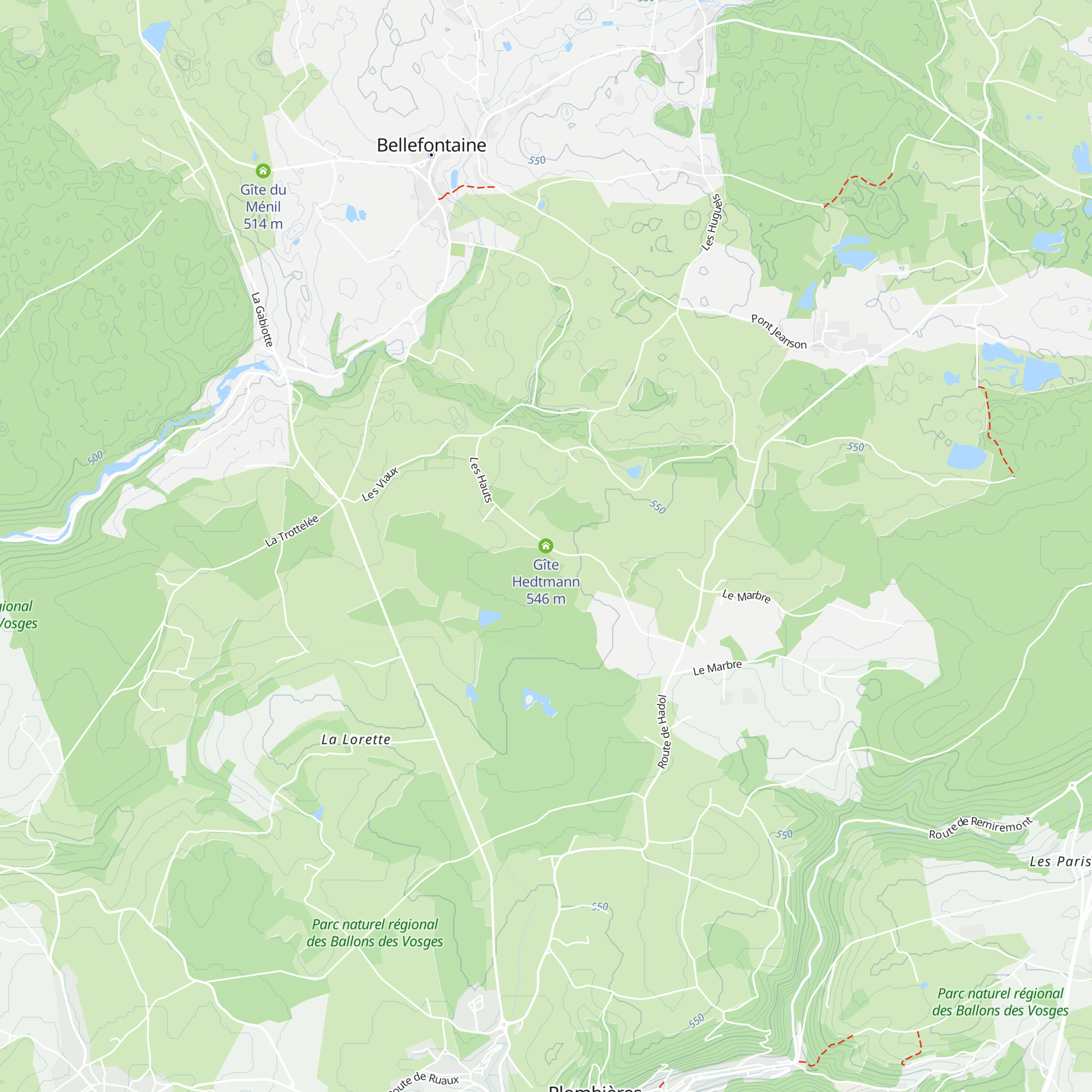 Gîte Hedtmann map