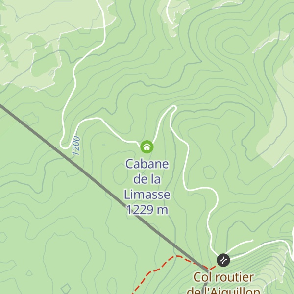 Map of Cabane de la Limasse