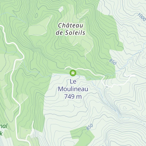 Map of Le Moulineau