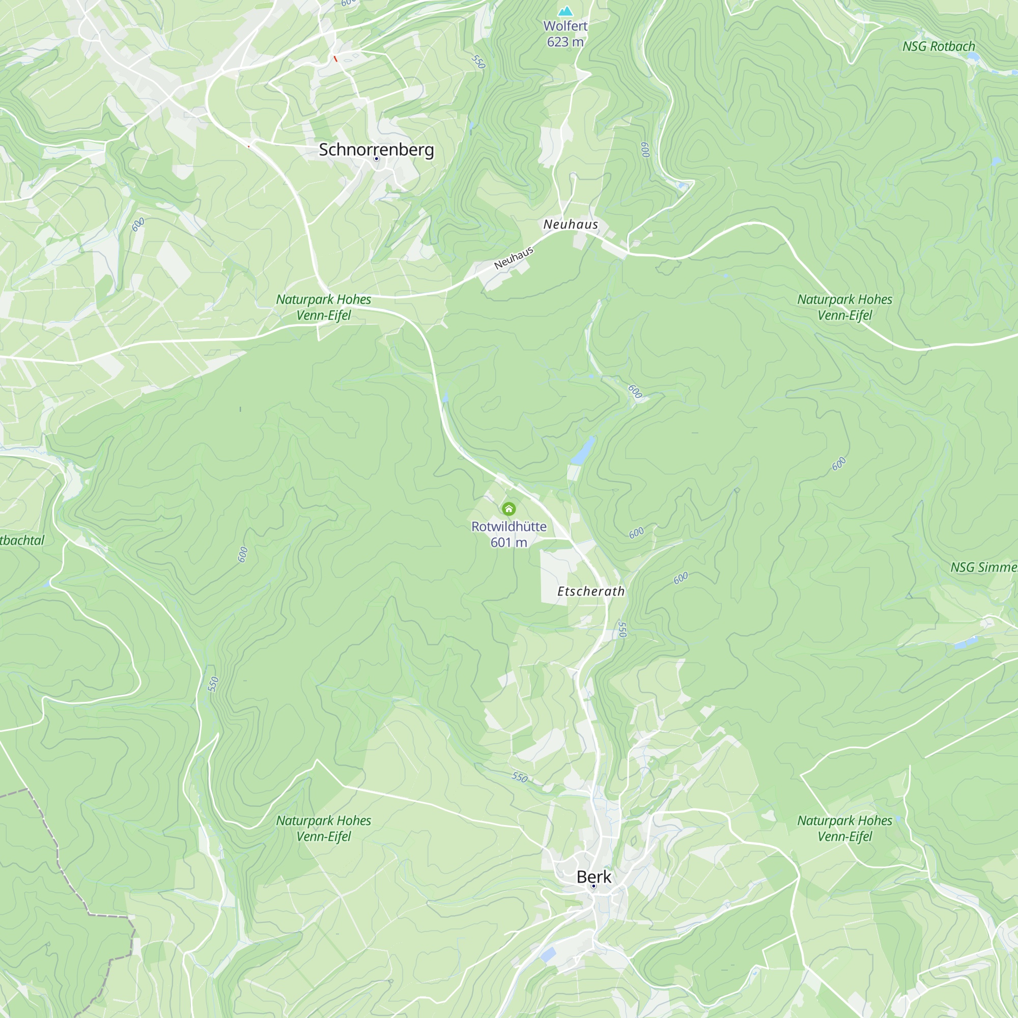 Rotwildhütte map