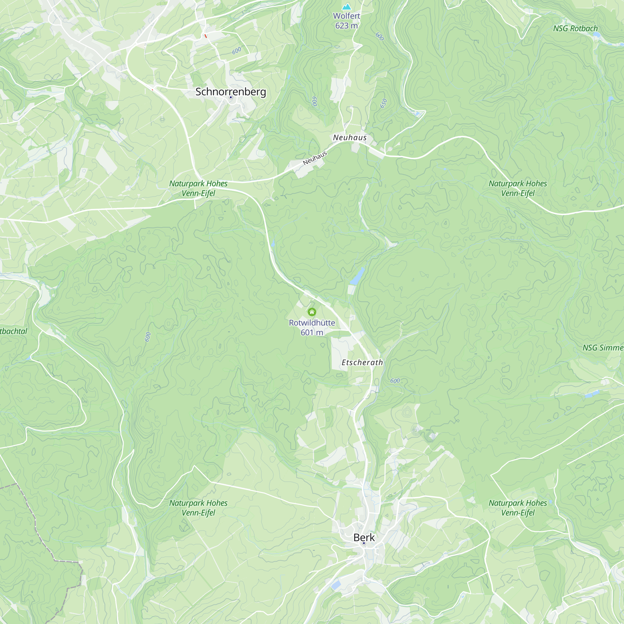 Rotwildhütte map