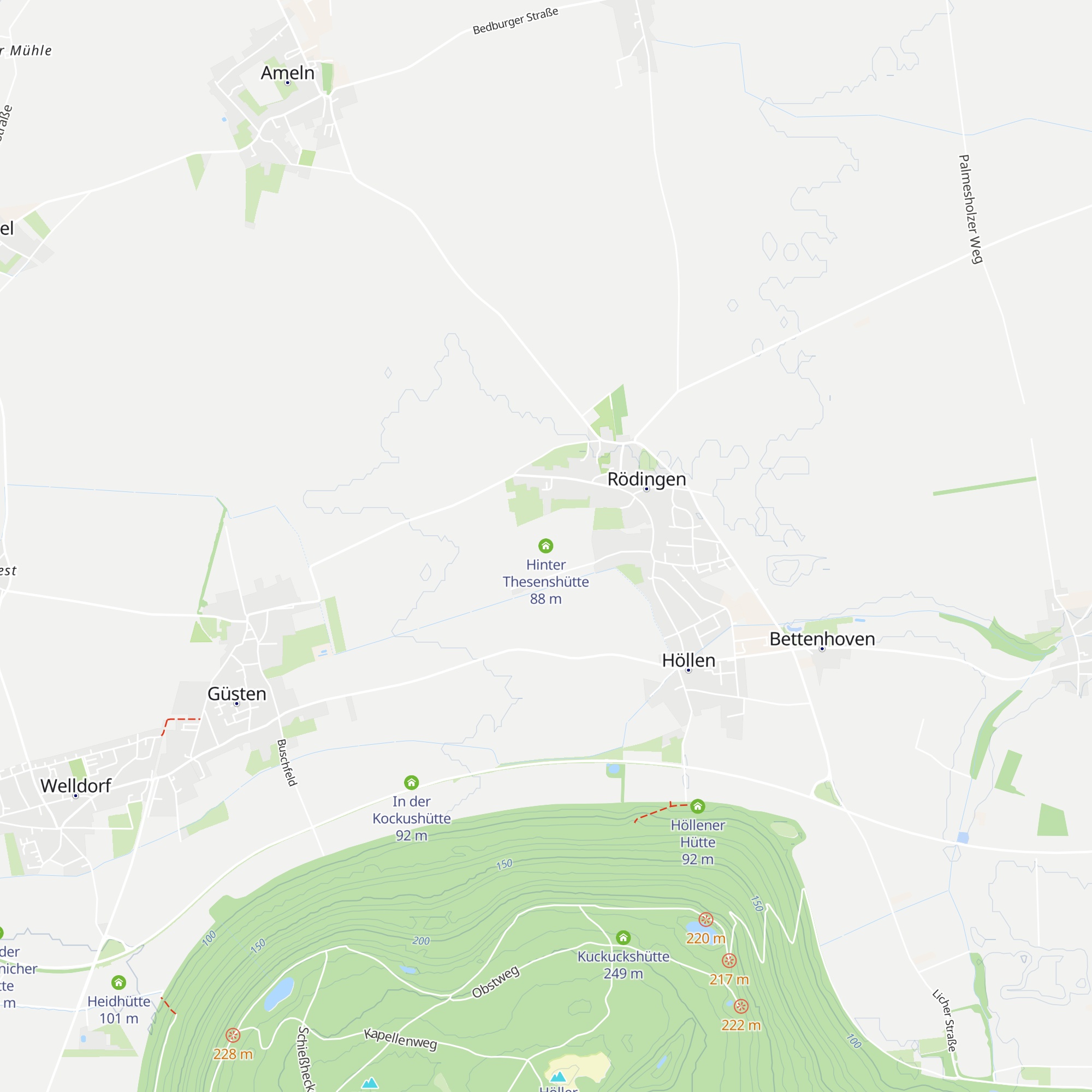 Hinter Thesenshütte map
