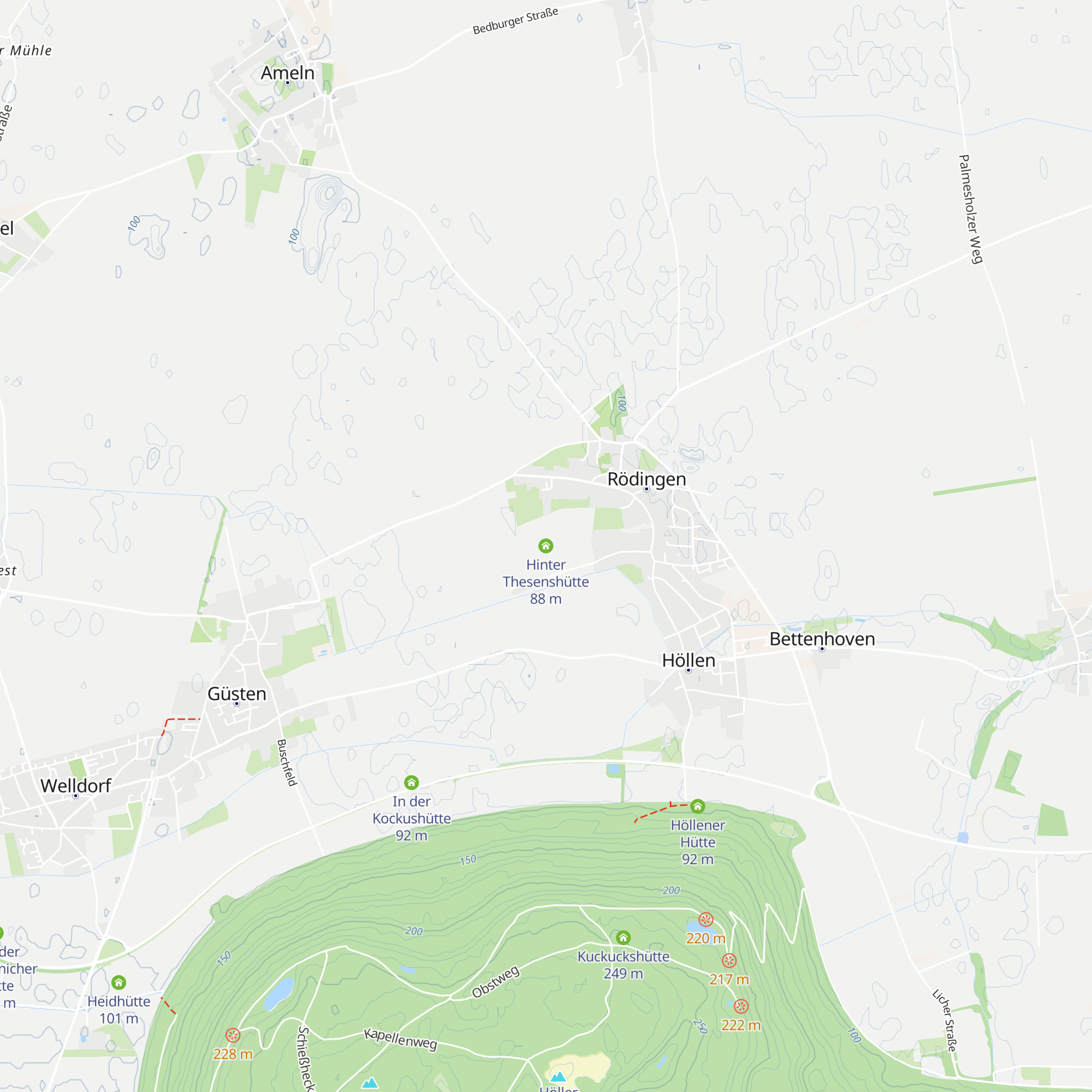 Hinter Thesenshütte map